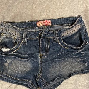 YMI girls shorts size 14 but fits more like a 10/12